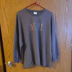 DEMI Women's Gray Sweatshirt